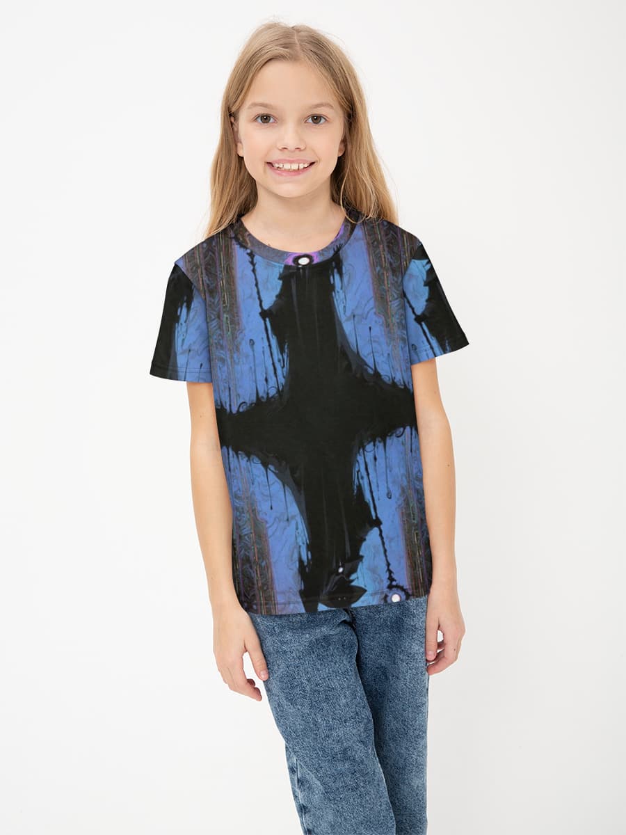 Children's cotton T-shirt (for girls)