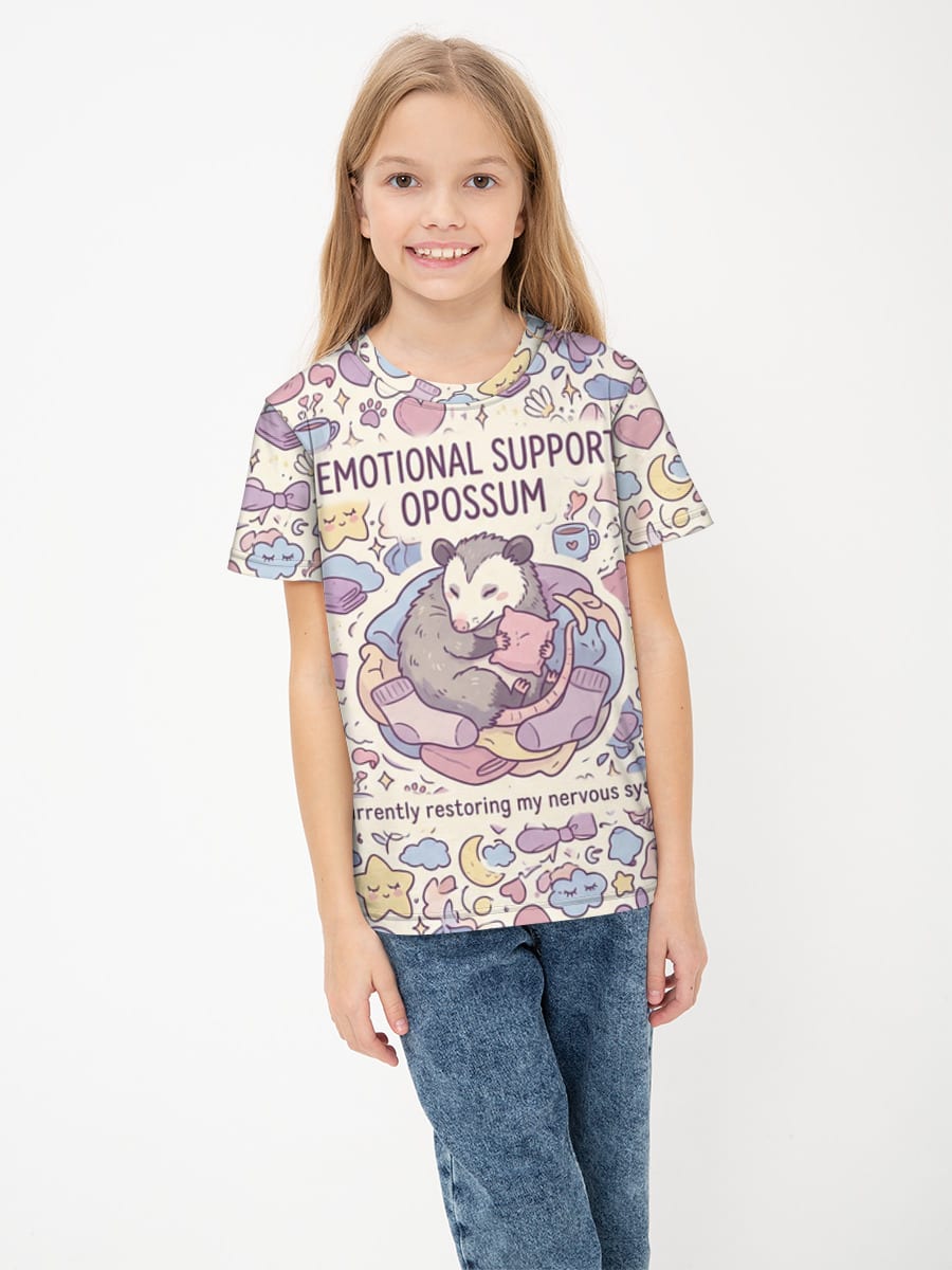 T-shirt meme OPOSSUM DE SOUTIEN ÉMOTIONNEL