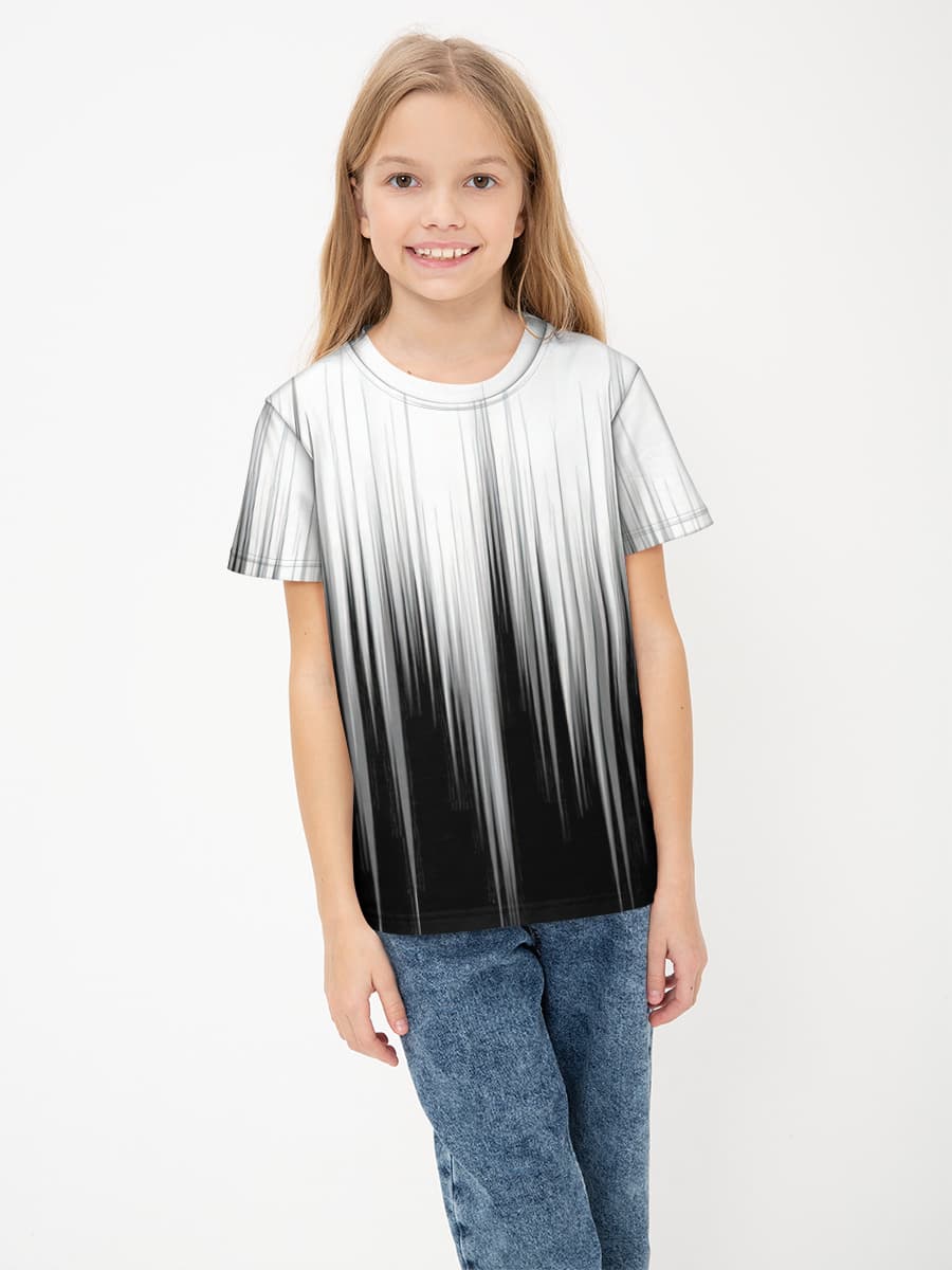 Qizlar bazaviy paxta futbolka