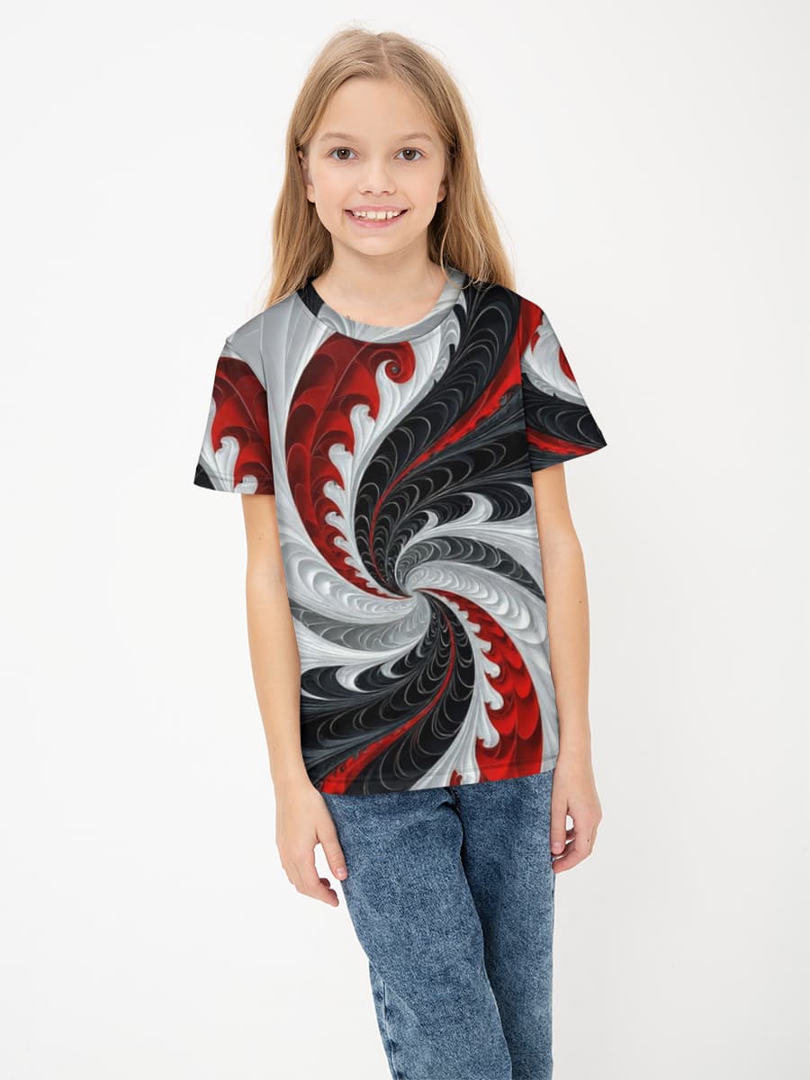 Children's cotton T-shirt (for girls)