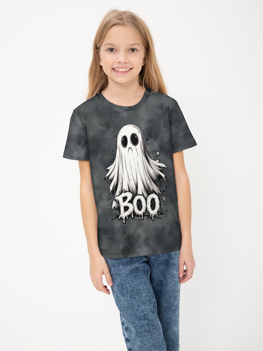Basic Baumwoll-T-Shirt Mädchen