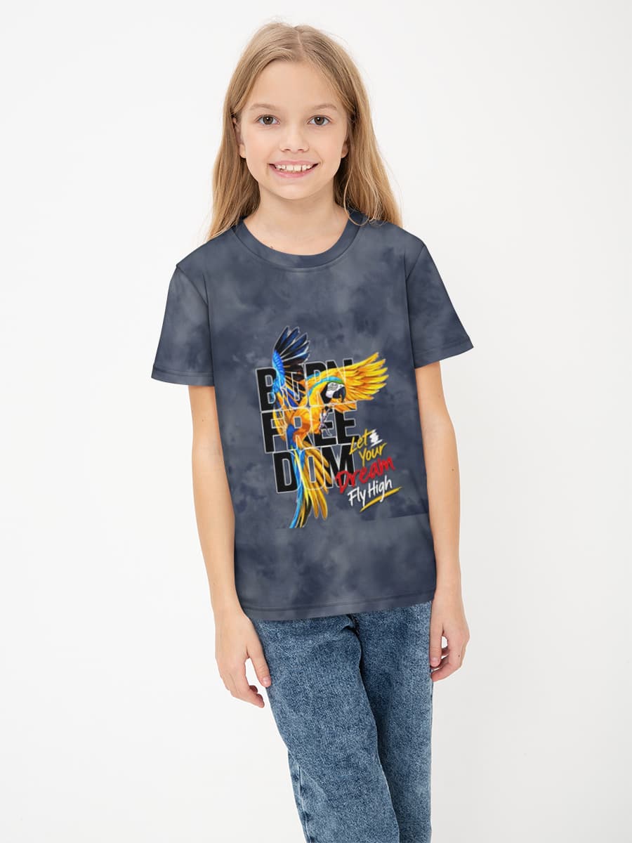 T-shirt coton basique fille