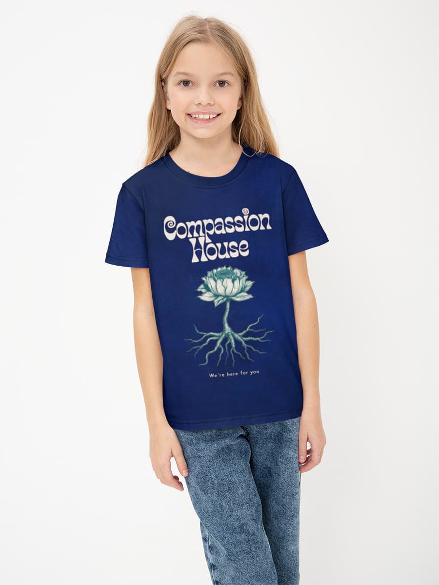 Basic Baumwoll-T-Shirt Mädchen