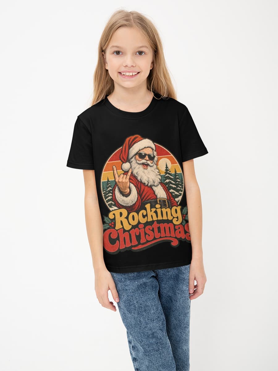 Basic Baumwoll-T-Shirt Mädchen