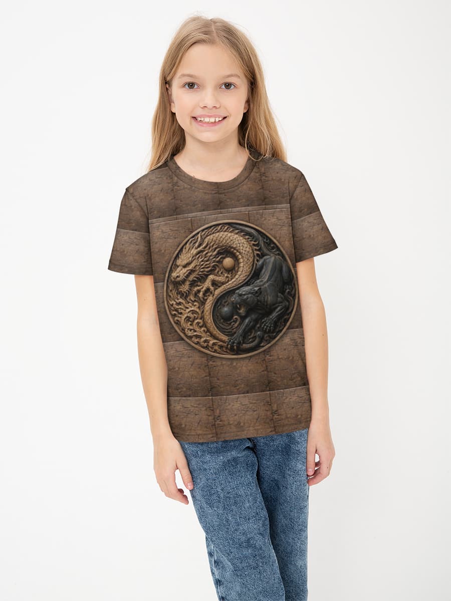 Children's cotton T-shirt (for girls)