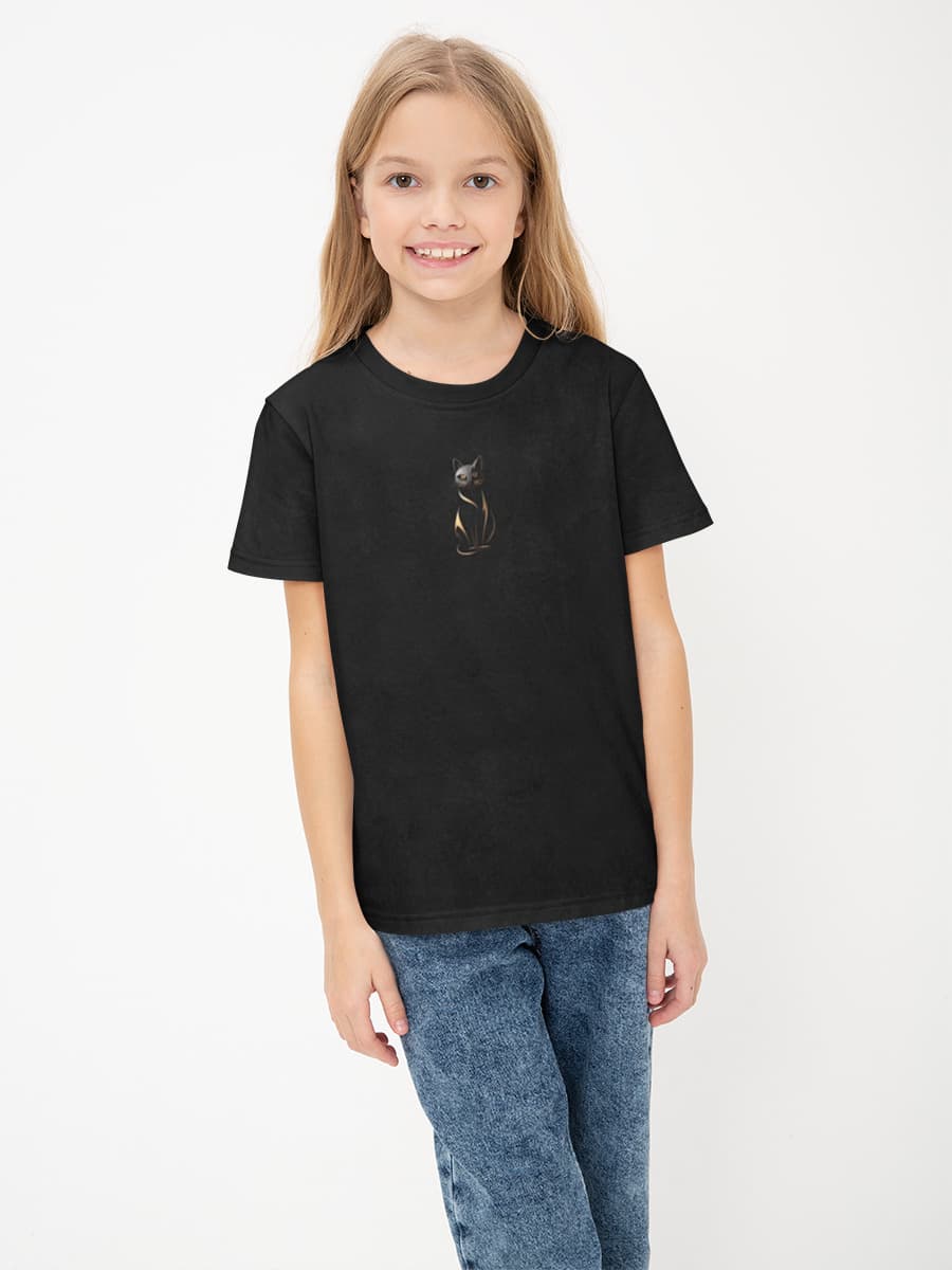 Children's cotton T-shirt (for girls)
