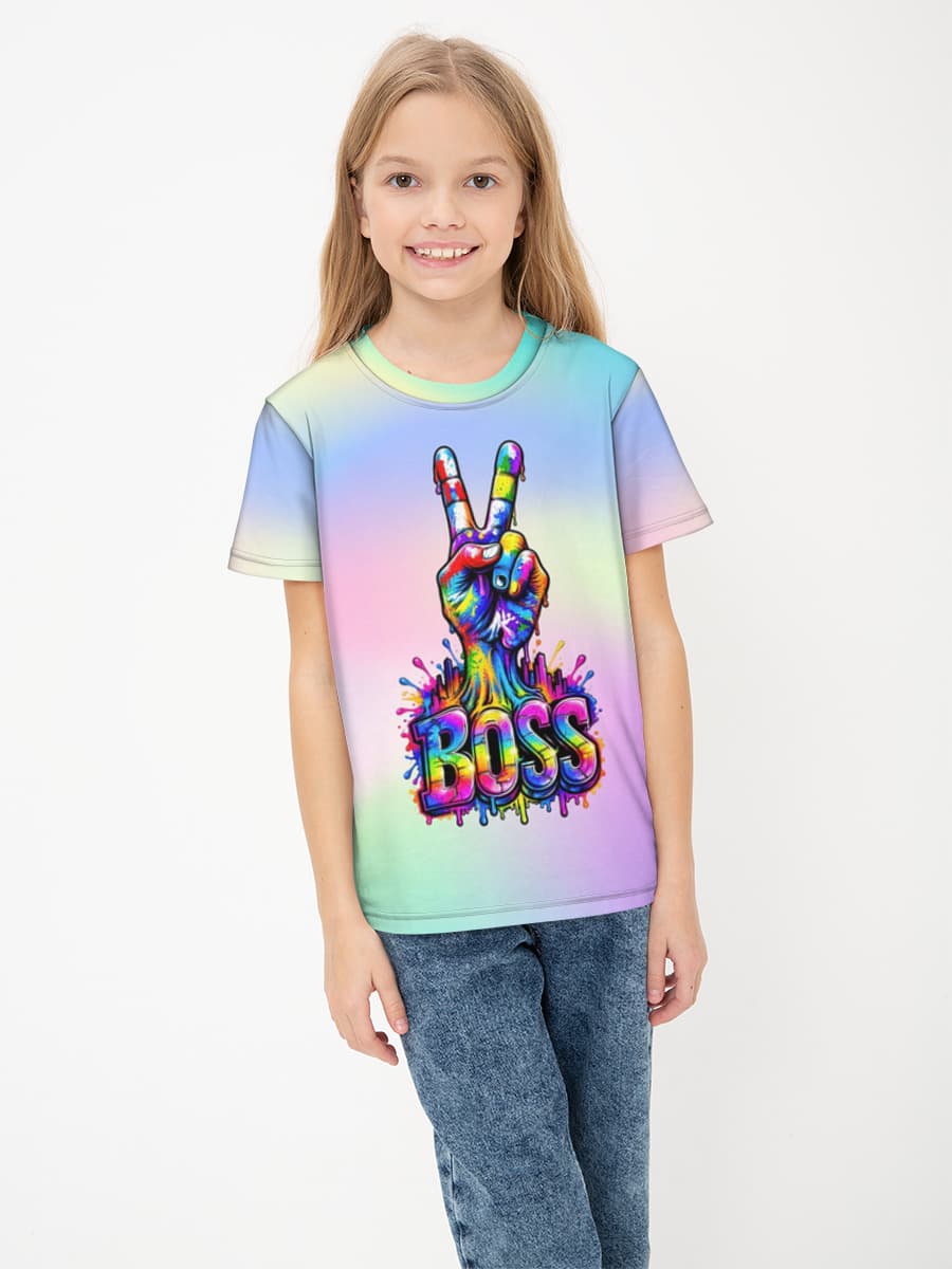 Rainbow Peace Hand