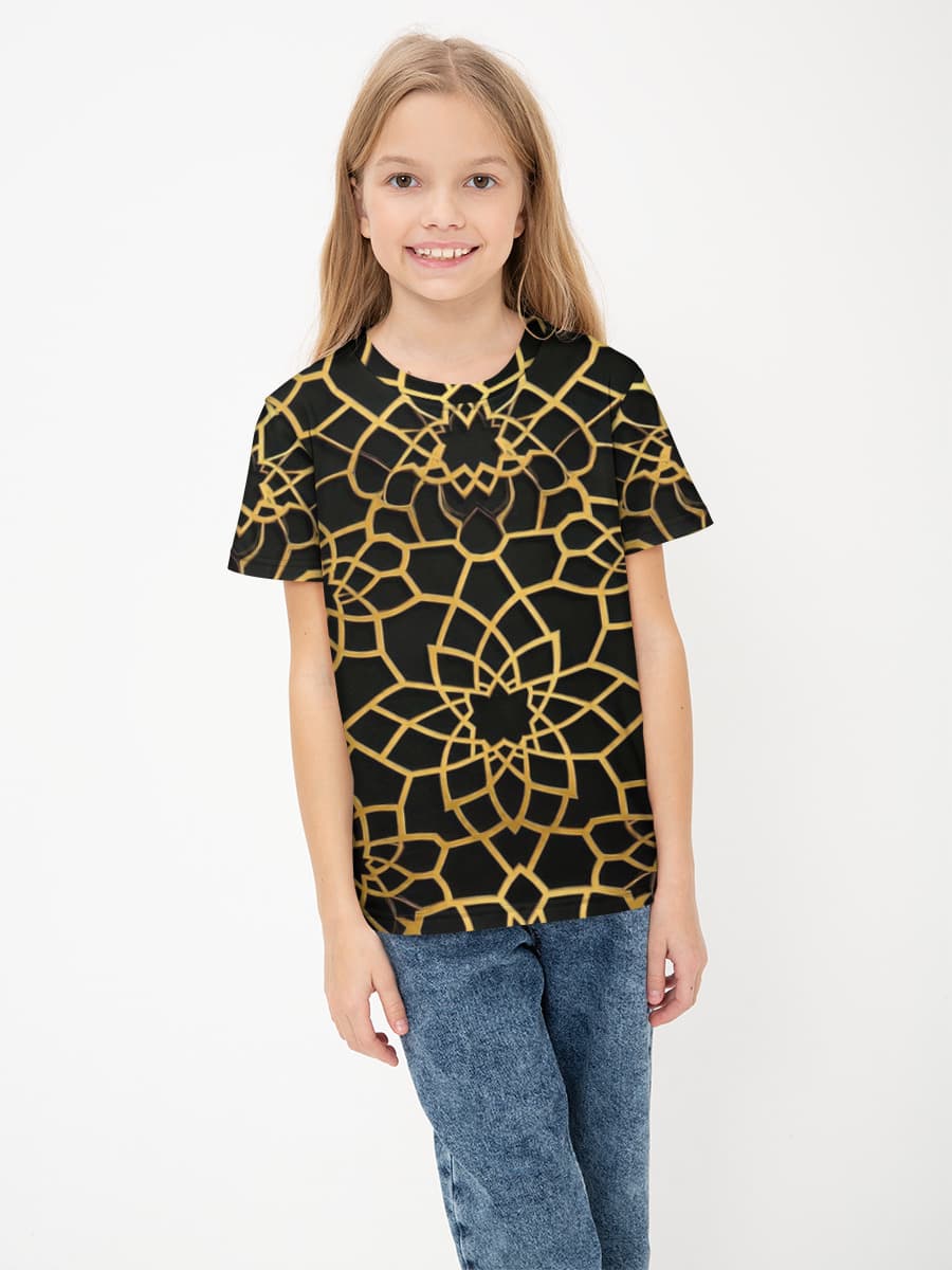 Children's cotton T-shirt (for girls)