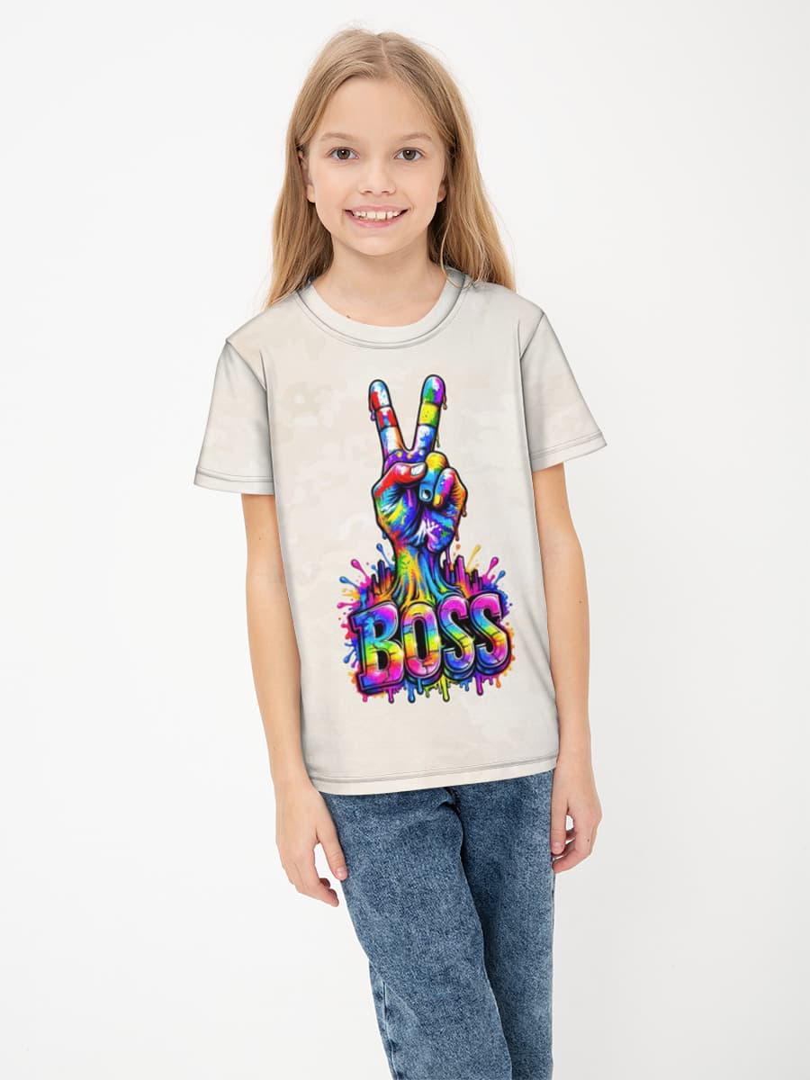 Vibrant Peace Gesture