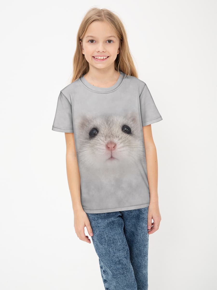 女の子 ベーシック コットンTシャツ