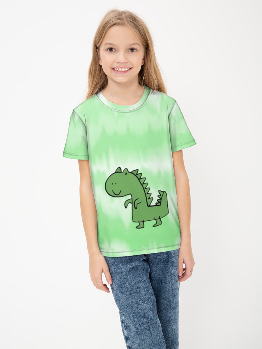 Children's cotton T-shirt (for girls. Copy)