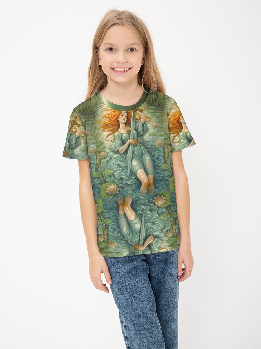Children's cotton T-shirt (for girls)