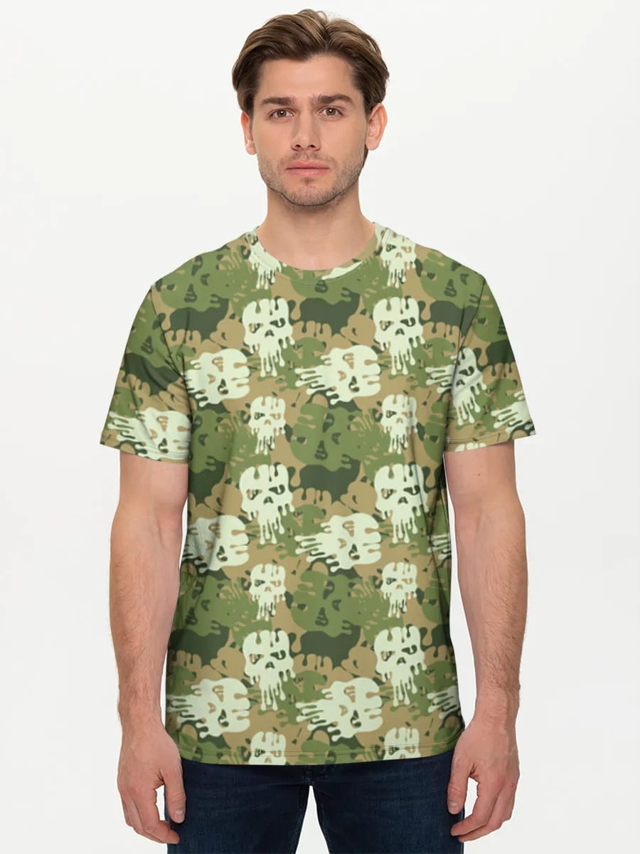 Tropfender Totenkopf Camo
