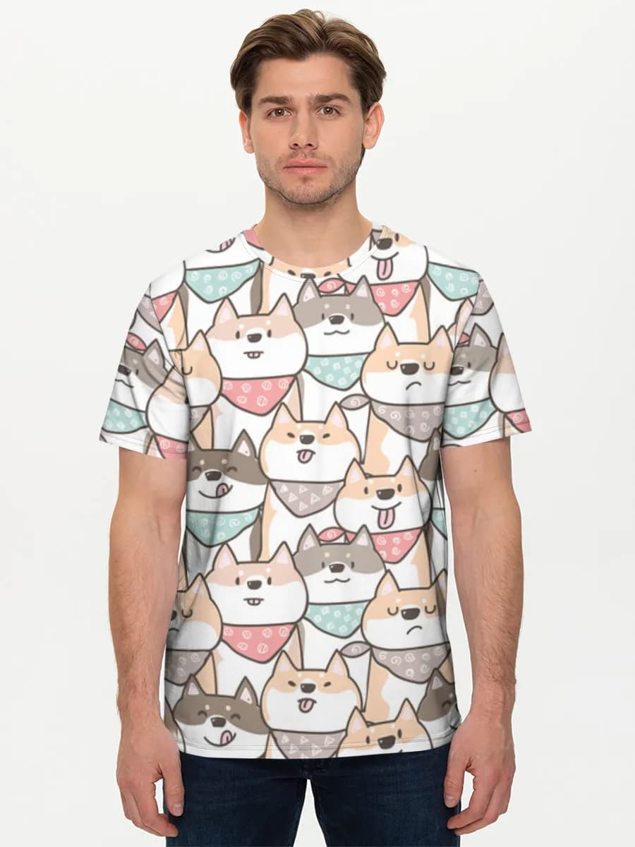 Men's basic cotton T-shirt