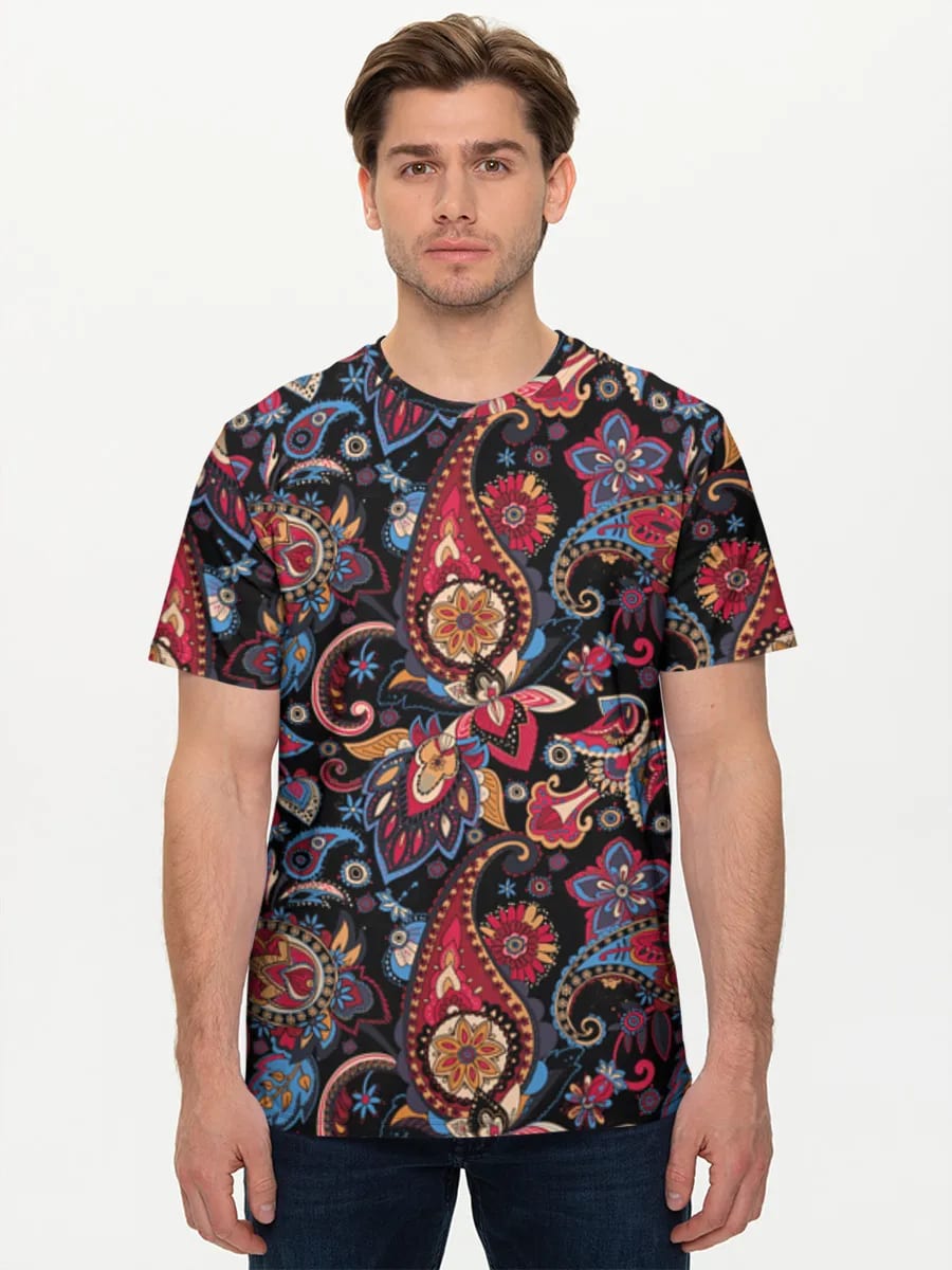 Boho Paisley Blumenwirbel