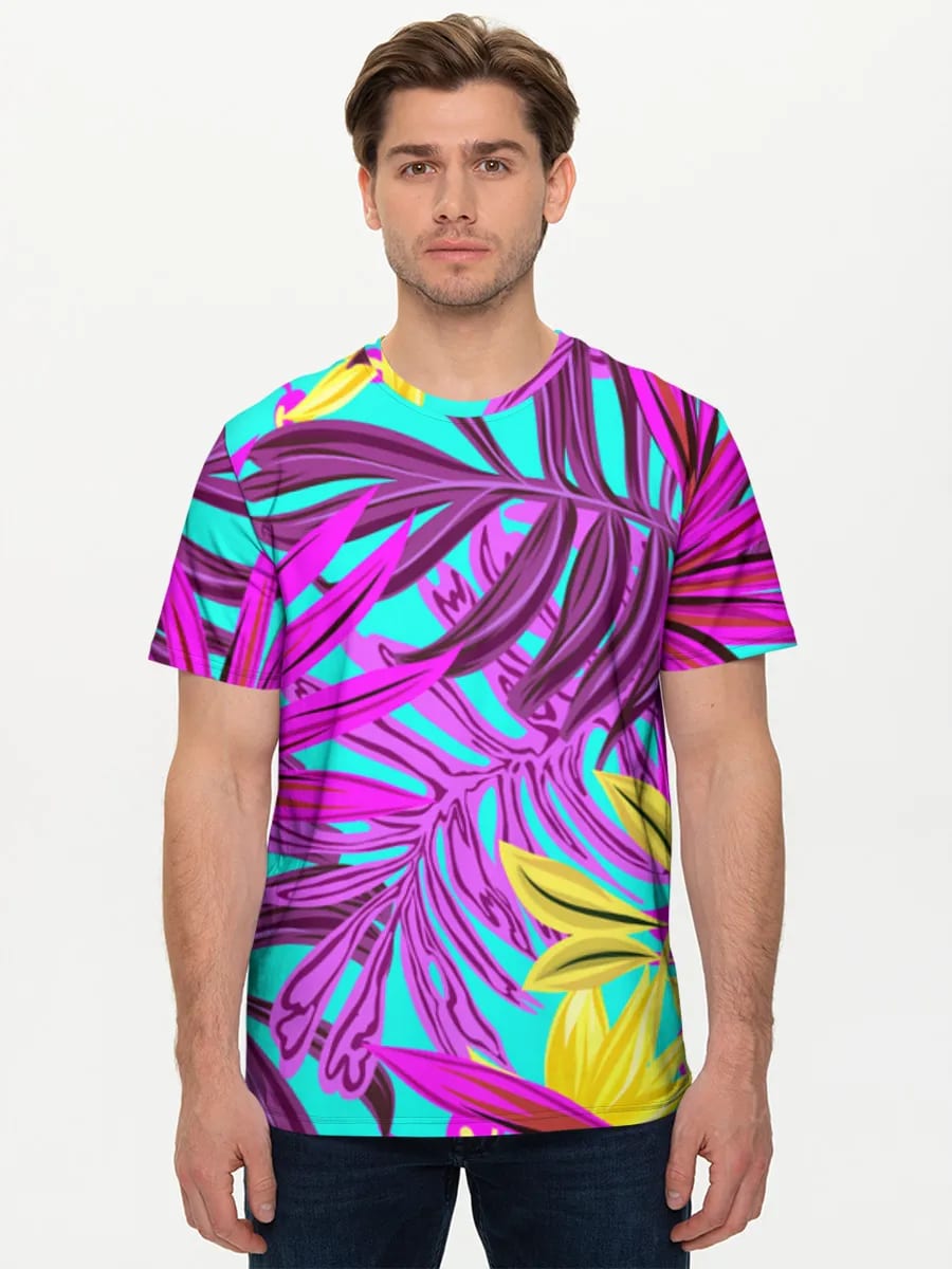 Neon Tropische Blätter