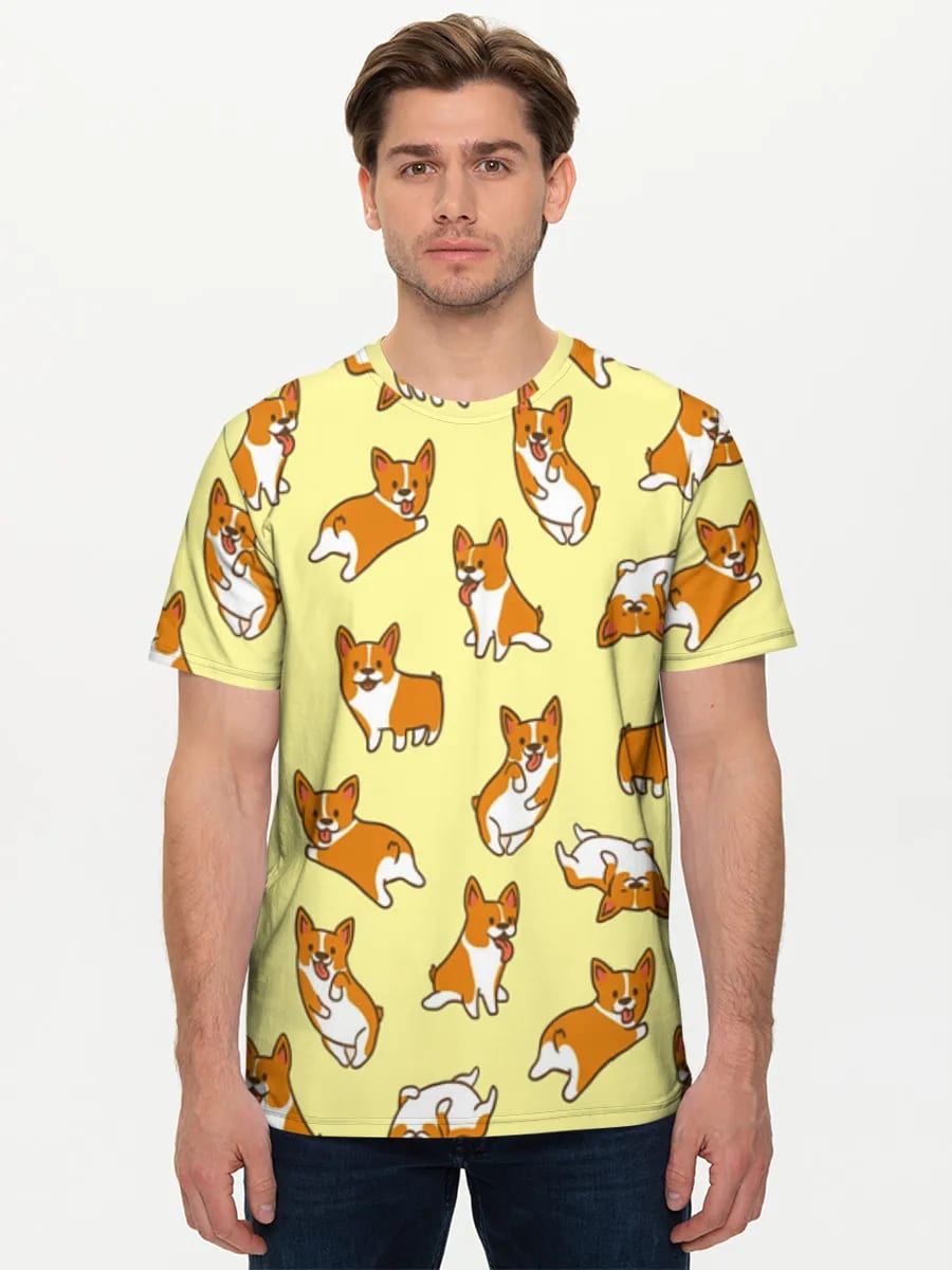 Verspielte Corgi-Doodles