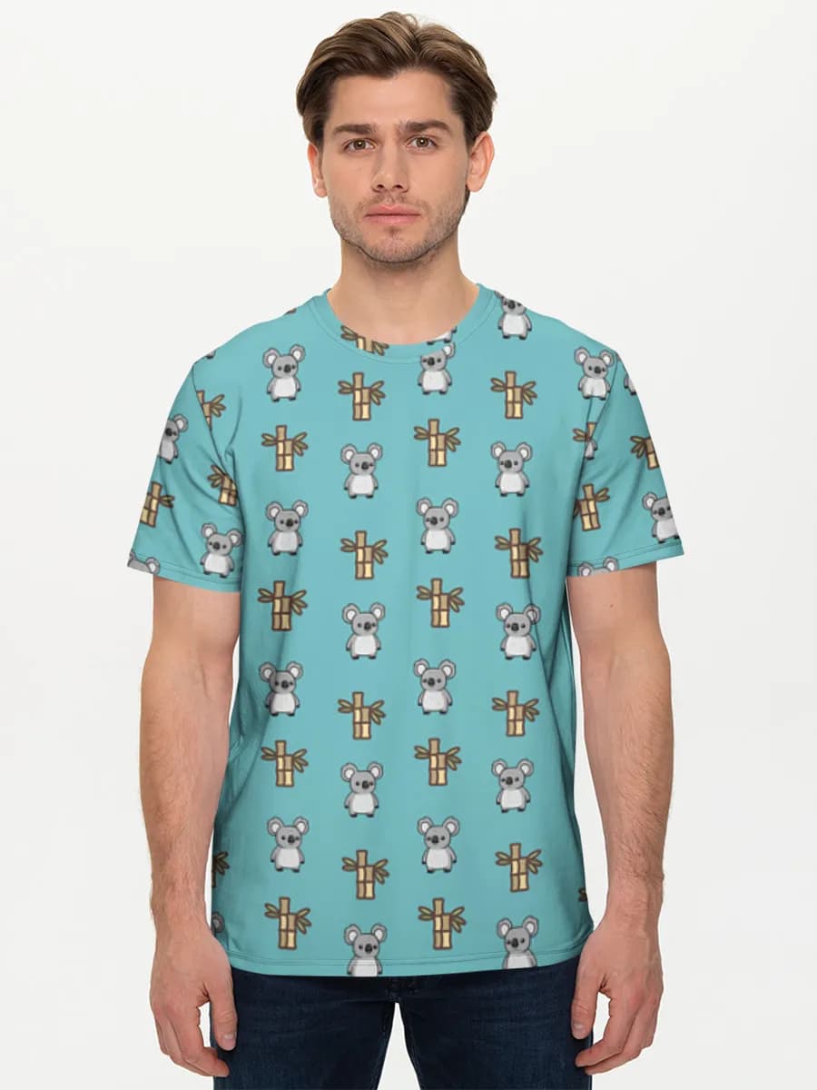 Camiseta básica de algodón para hombre