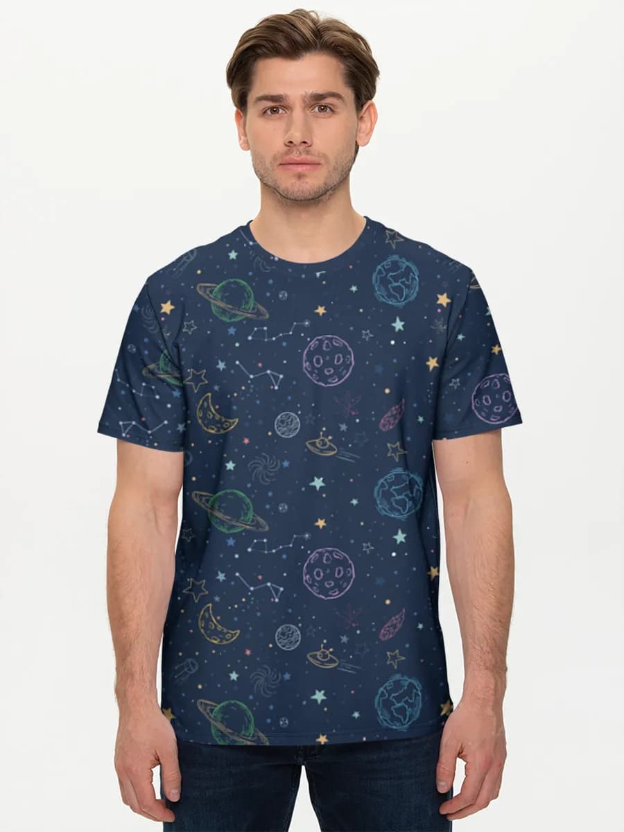 Men's basic cotton T-shirt