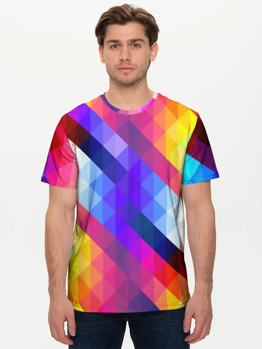 Regenbogen Geometrische Diamanten