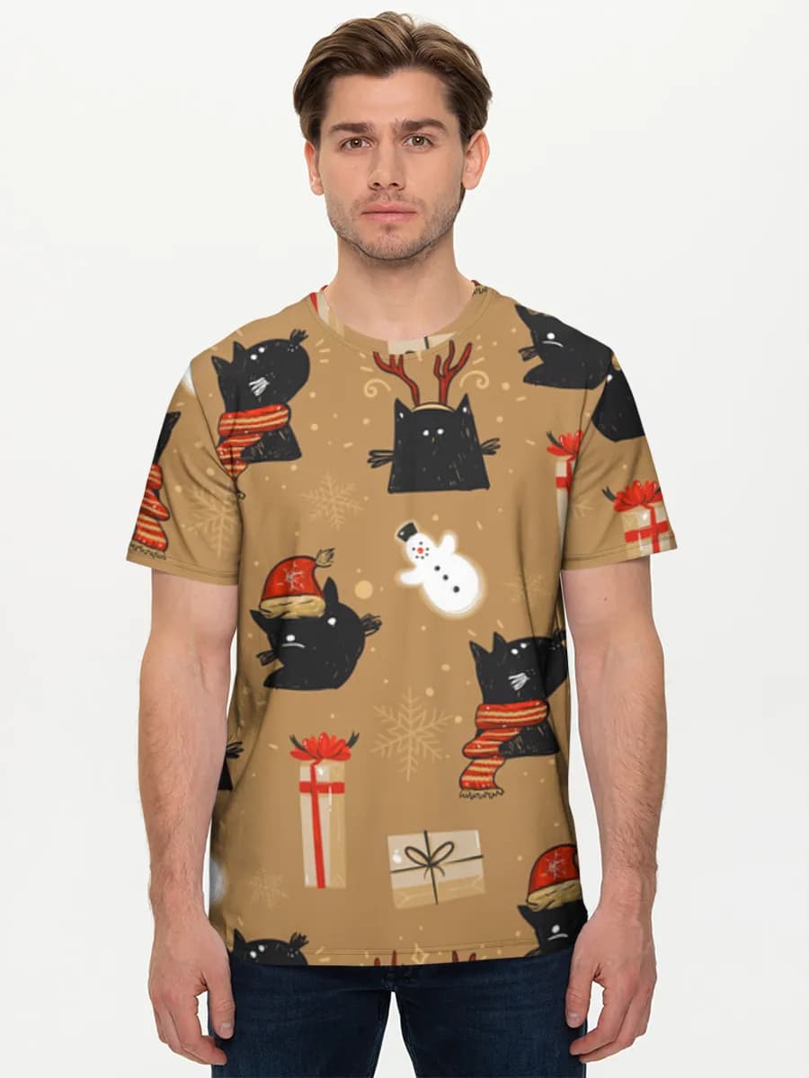 Men's basic cotton T-shirt