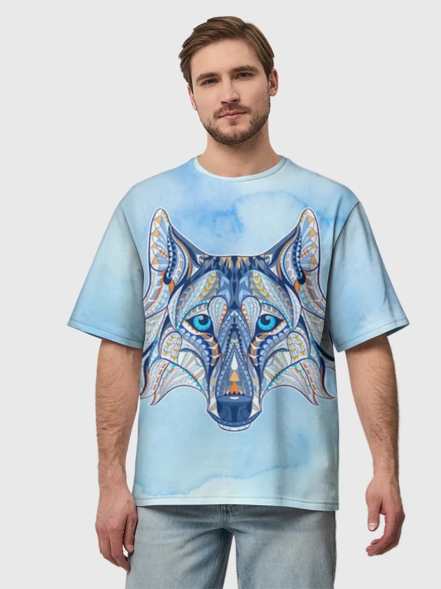 Men's oversized cotton T-shirt