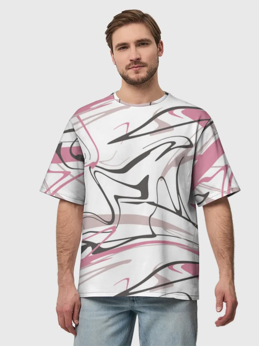 Men's oversized cotton T-shirt