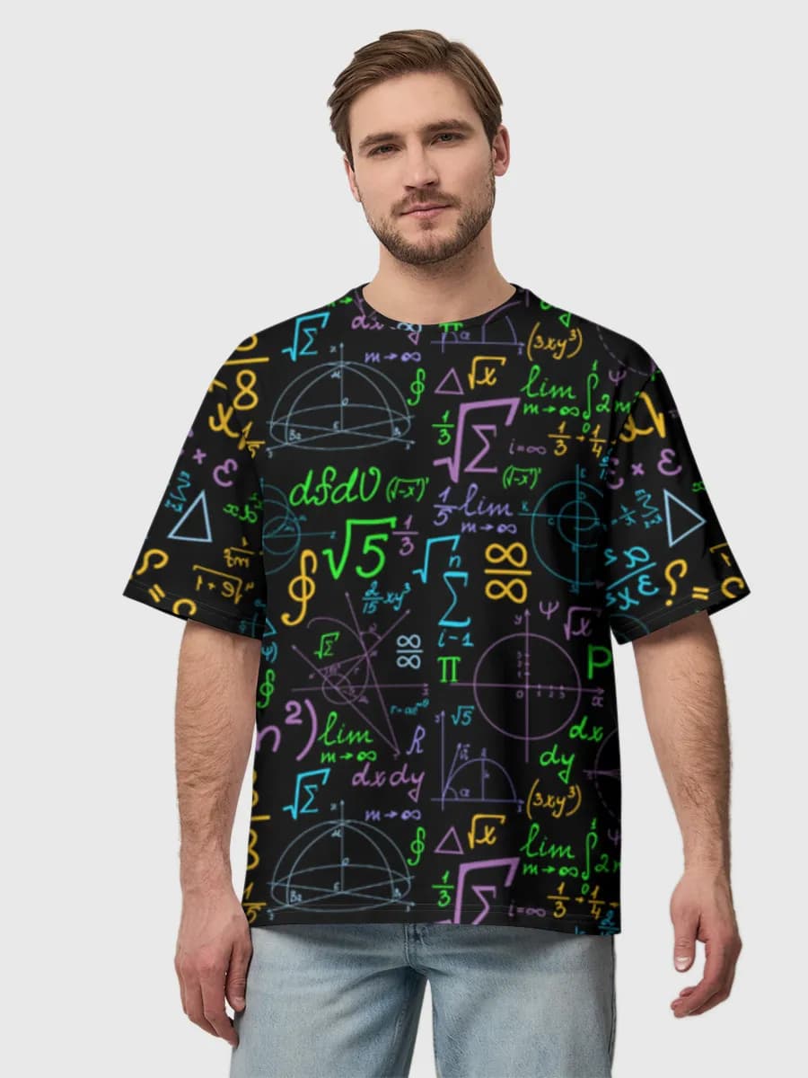 Men's oversized cotton T-shirt