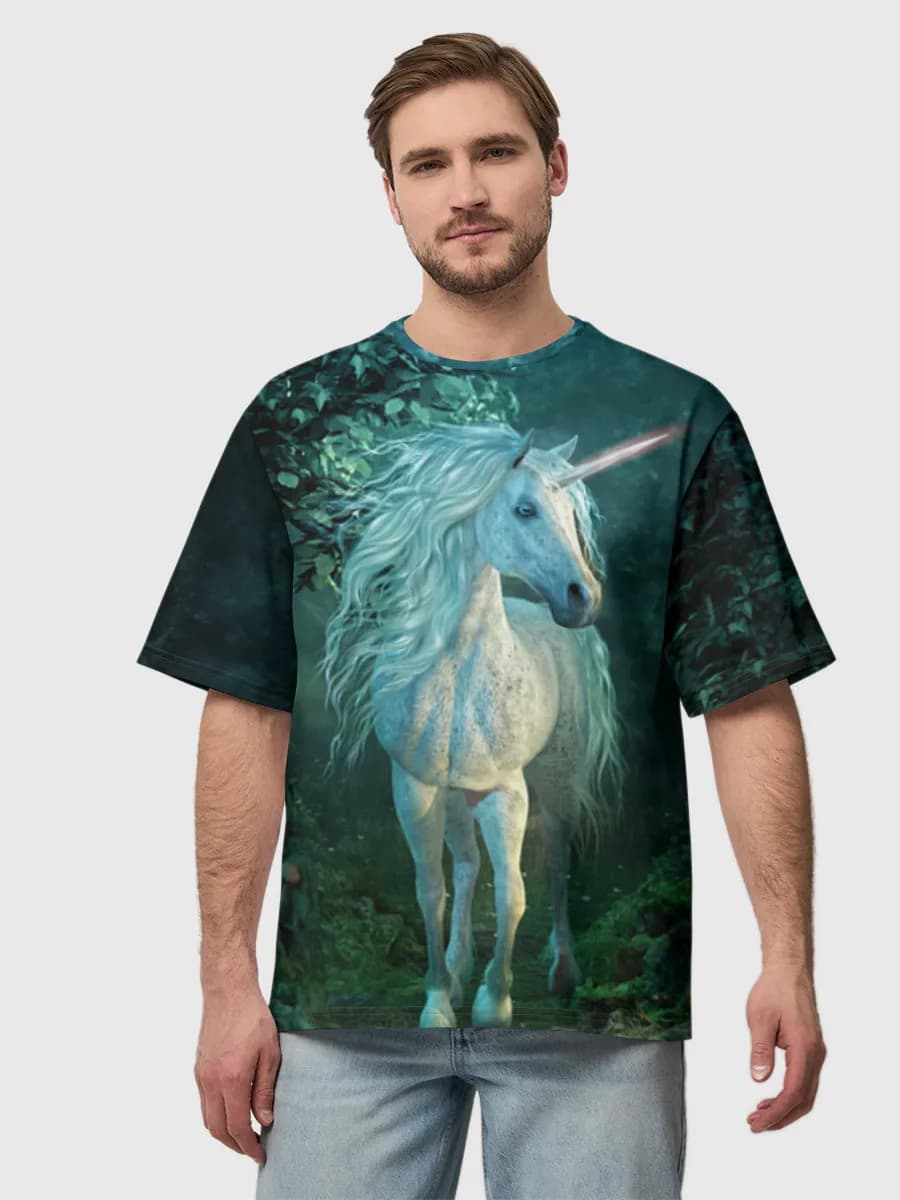 Men's oversized cotton T-shirt