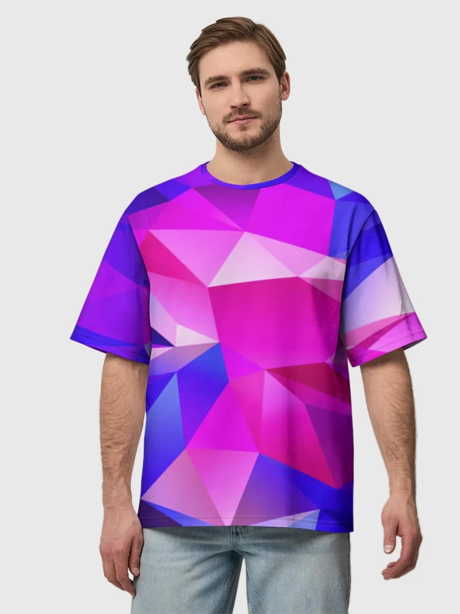 Neon Polygon-Farbverlauf