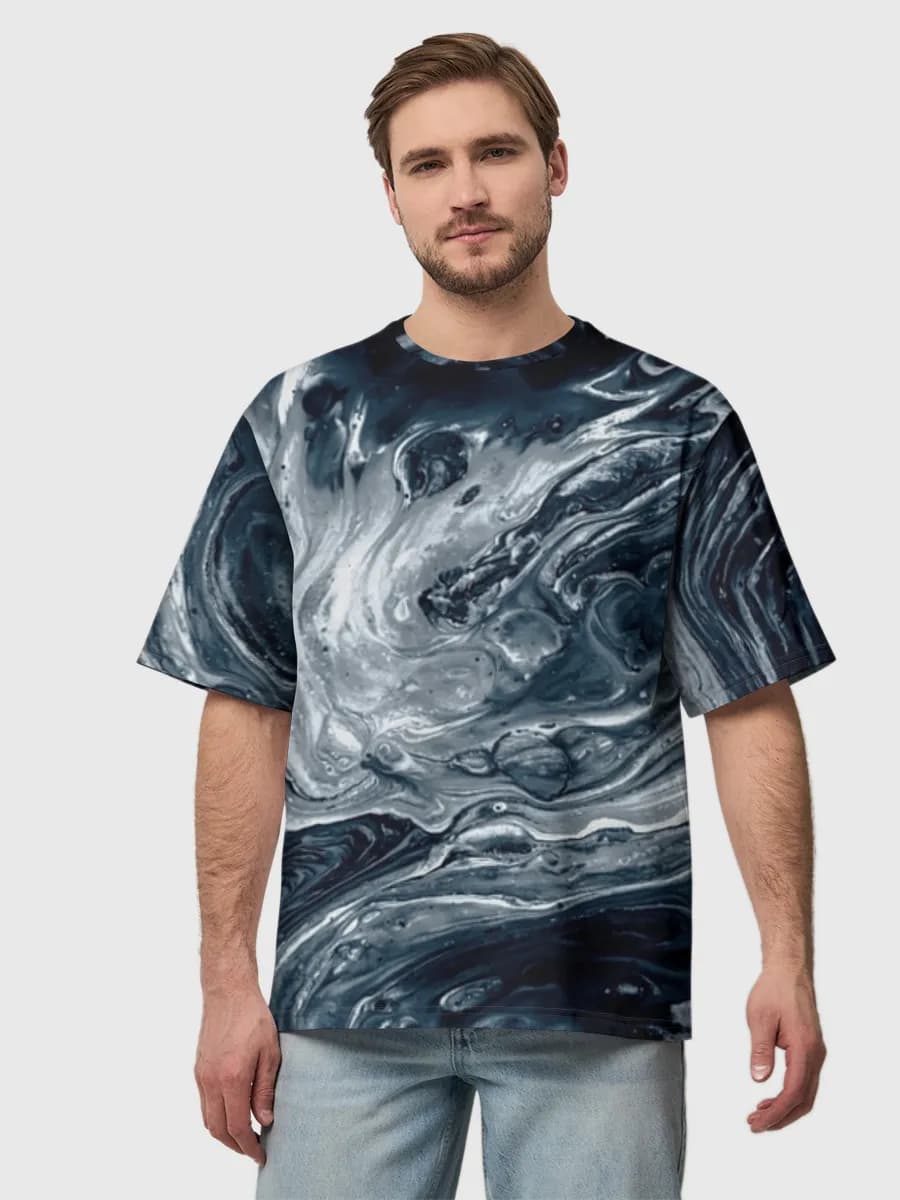 Herren Oversized Baumwoll T-Shirt
