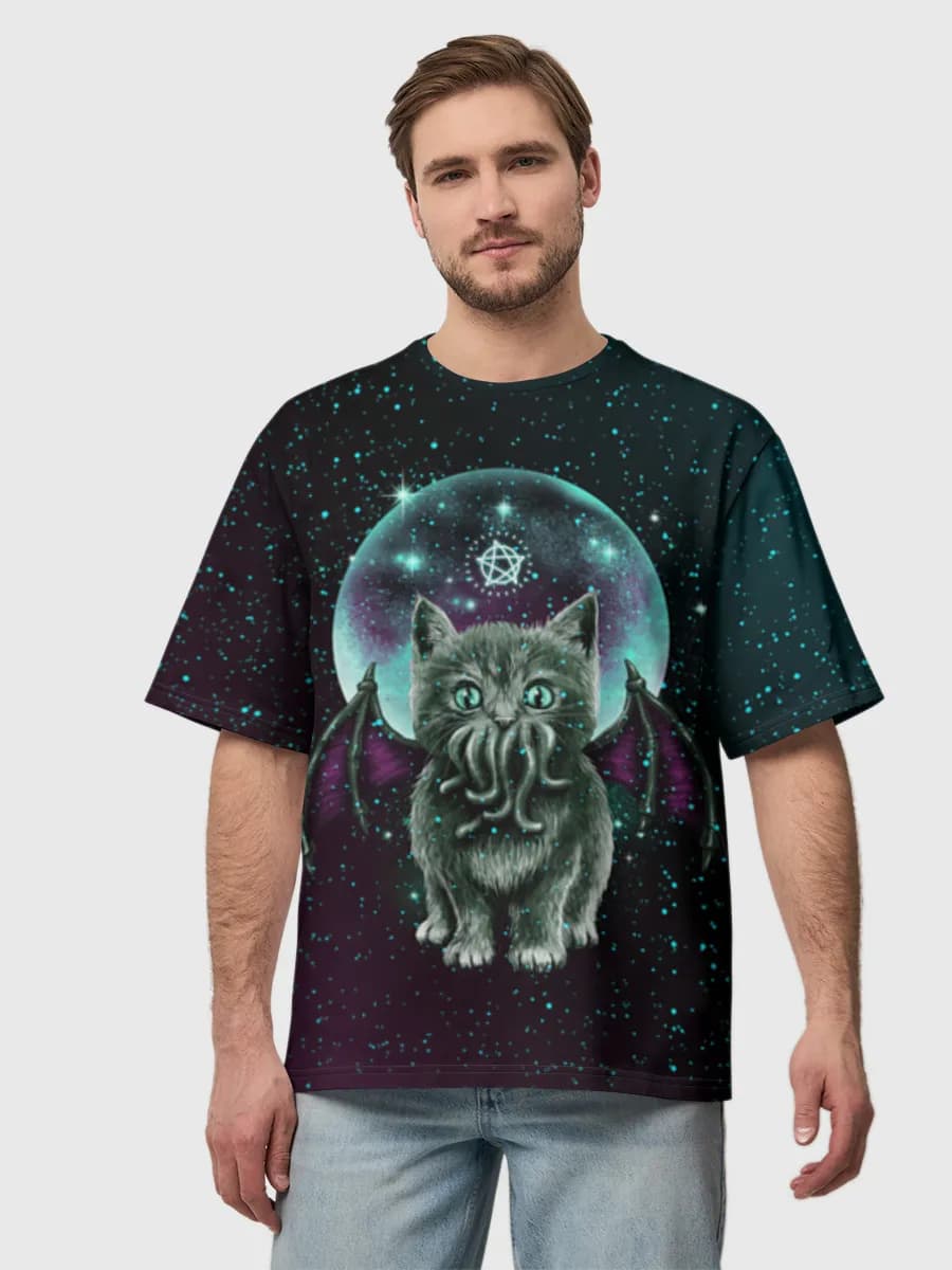 Men's oversized cotton T-shirt