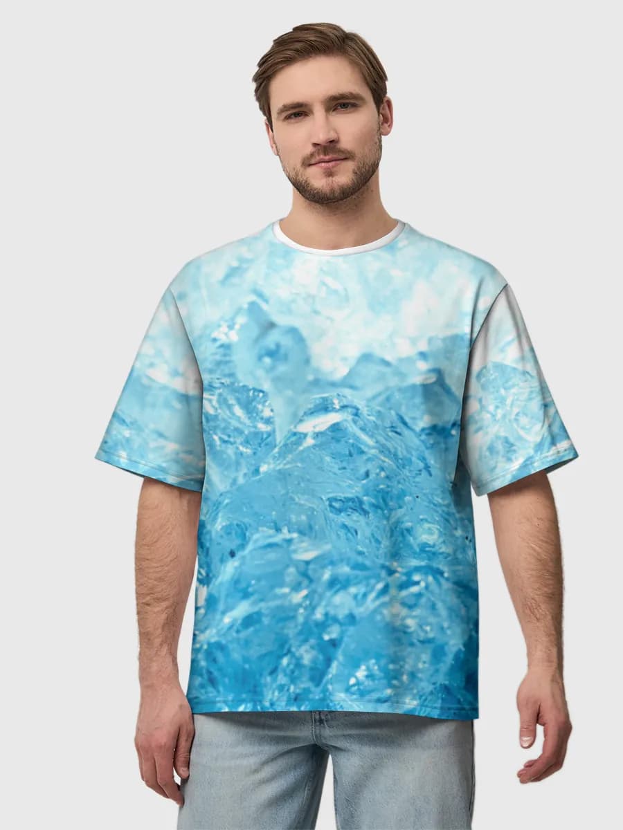 Men's oversized cotton T-shirt