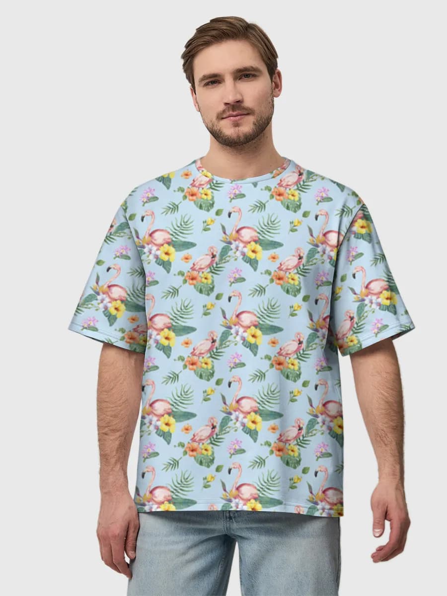 Herren Oversized Baumwoll T-Shirt