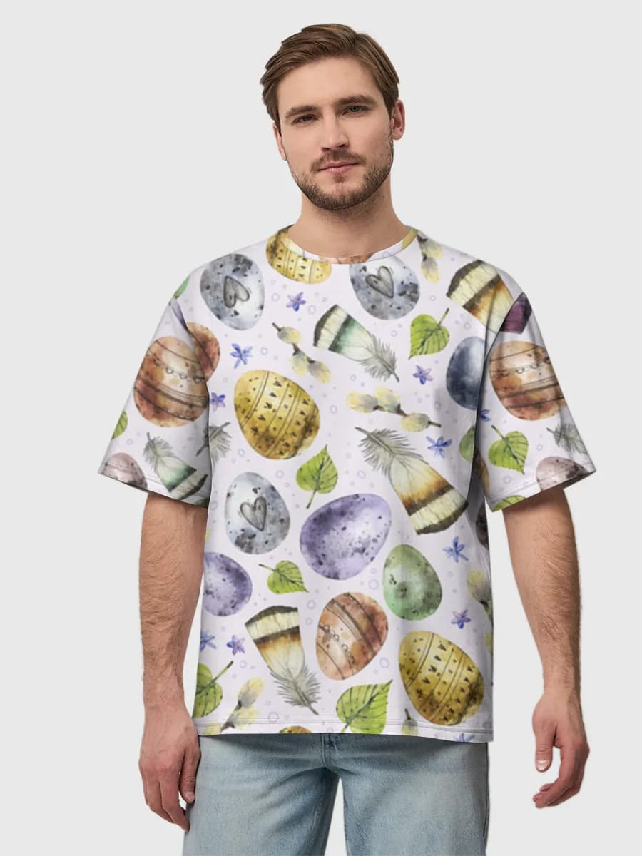 Men's oversized cotton T-shirt