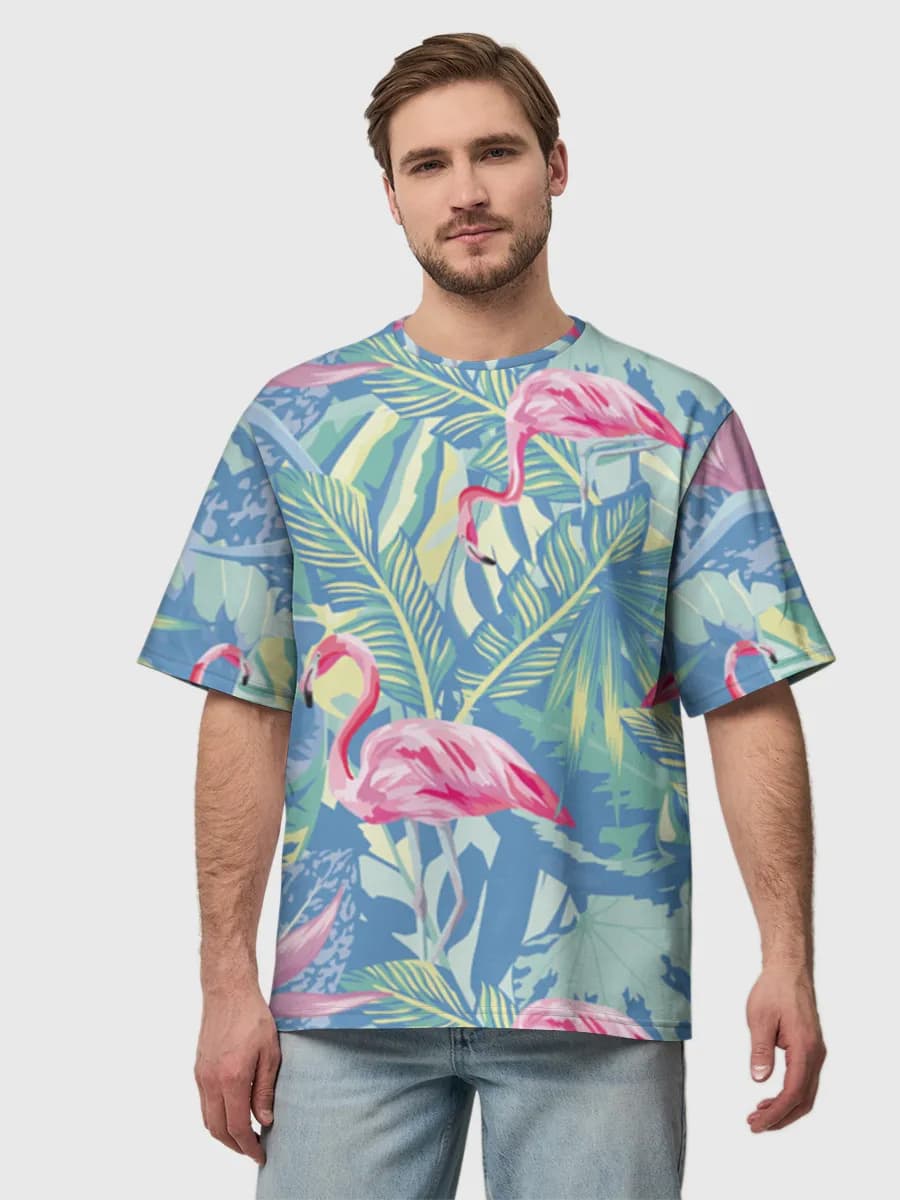 Men's oversized cotton T-shirt