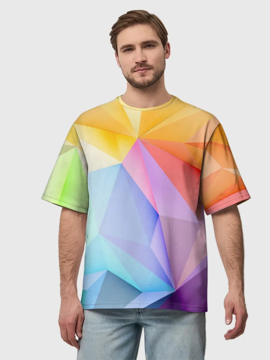 Men's oversized cotton T-shirt