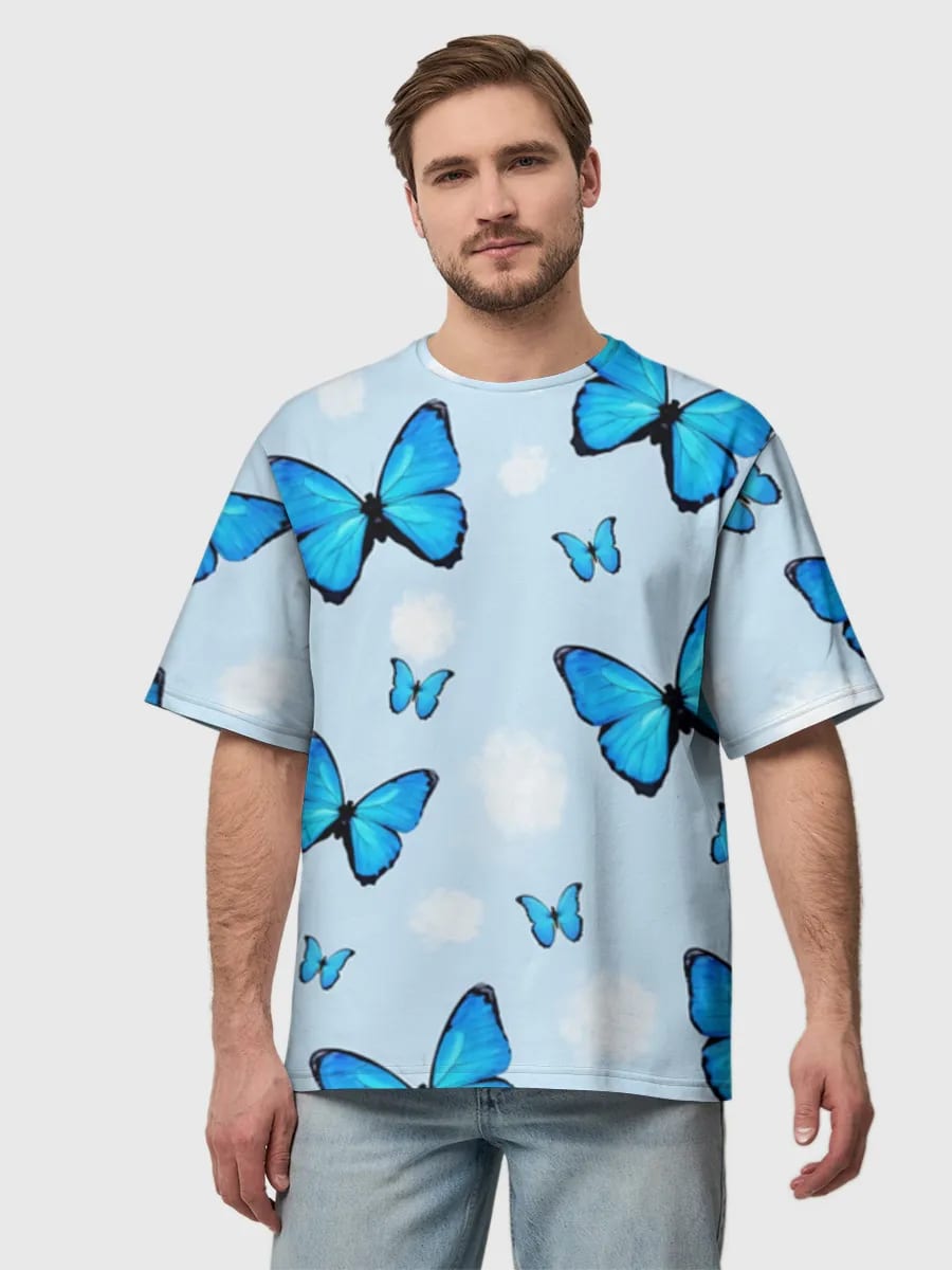 Blauer Schmetterlingshimmel