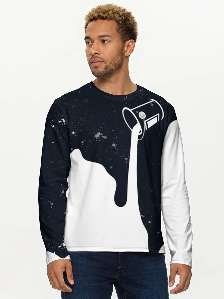 Men's cotton long sleeve shirt