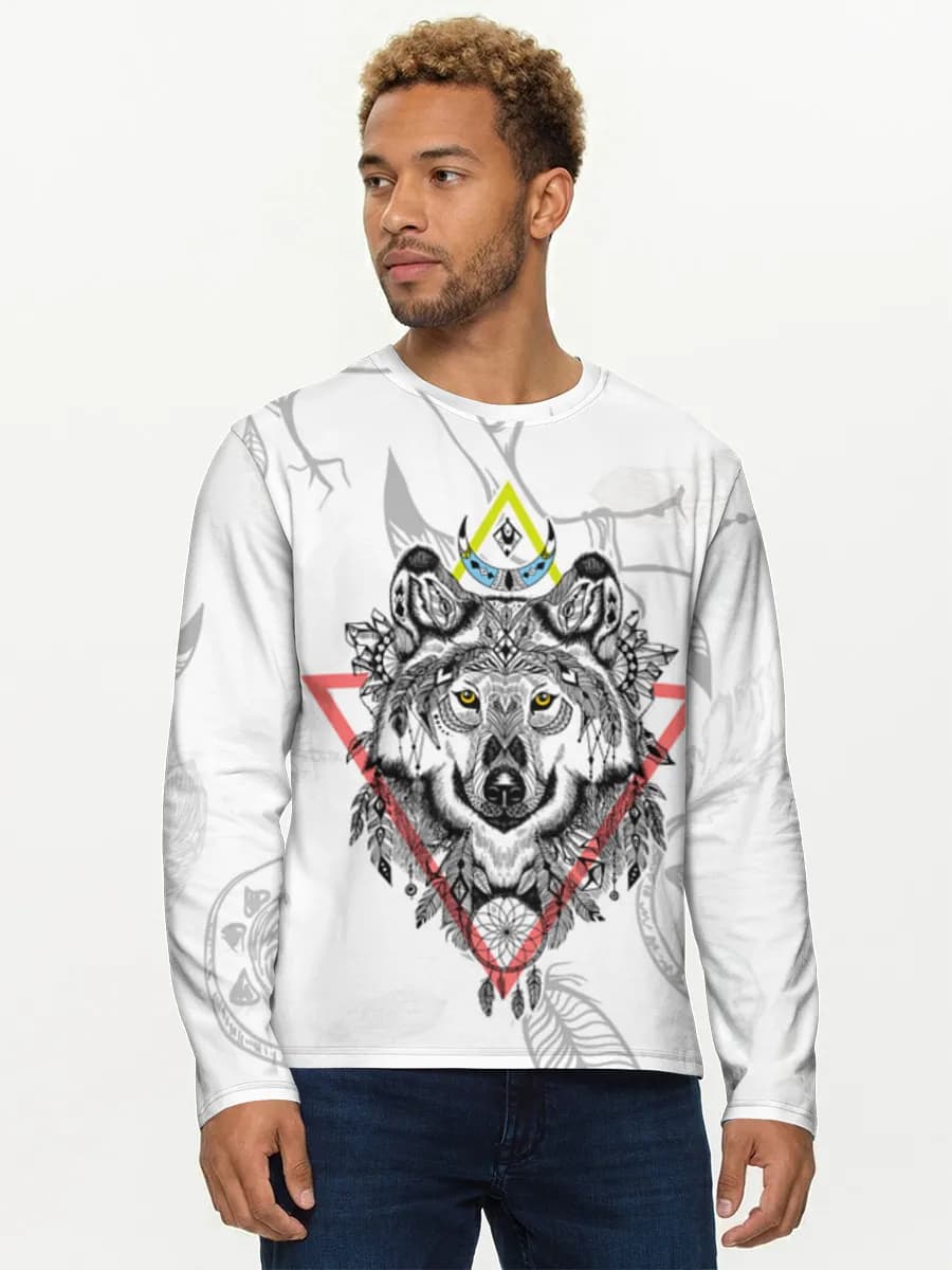 Men's cotton long sleeve shirt