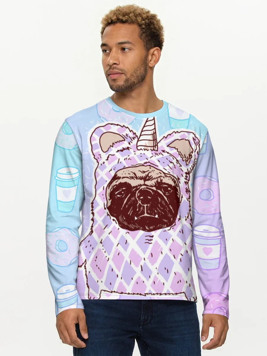 Men's cotton long sleeve shirt