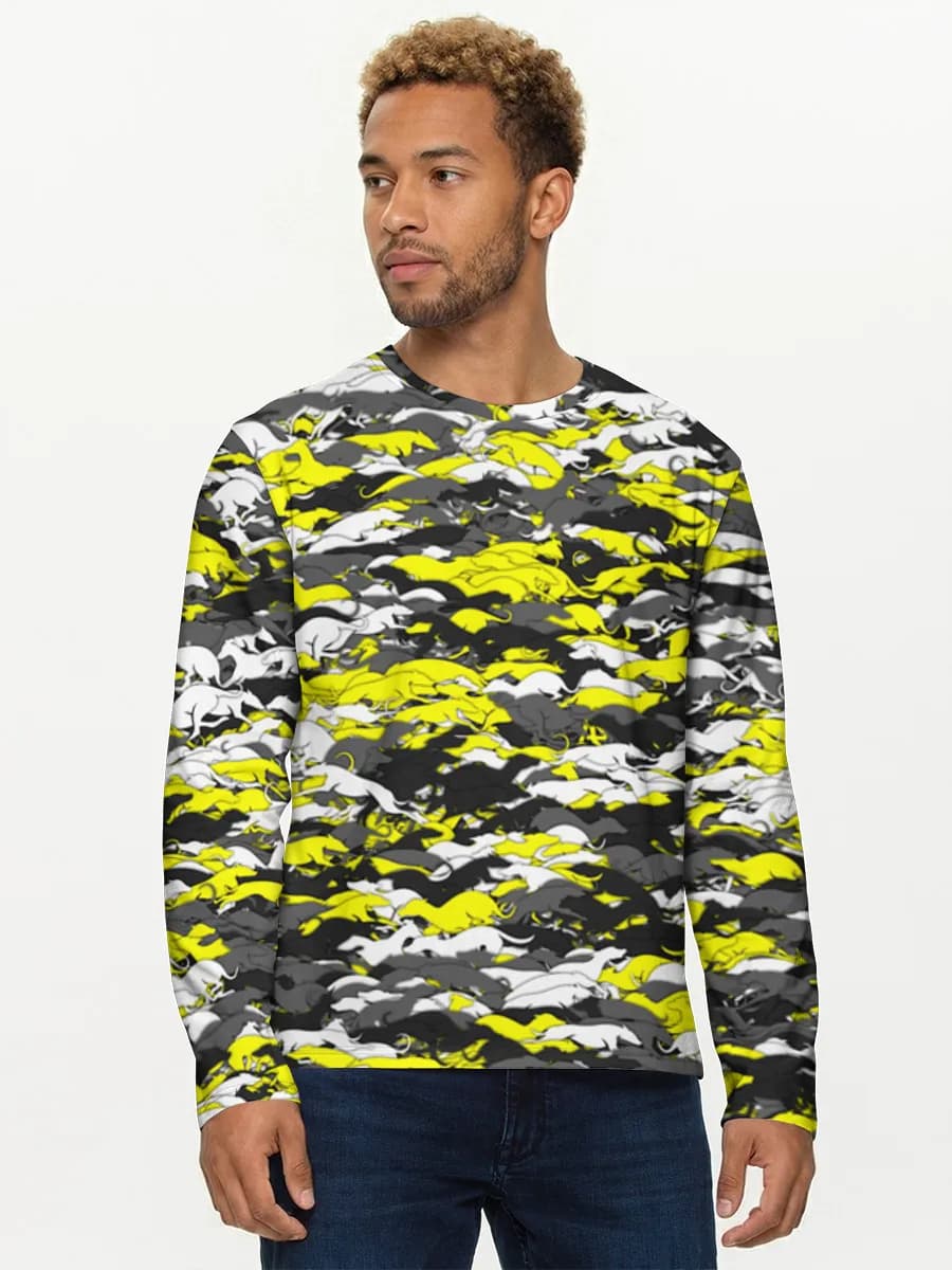 Camisa de manga larga de algodón para hombre