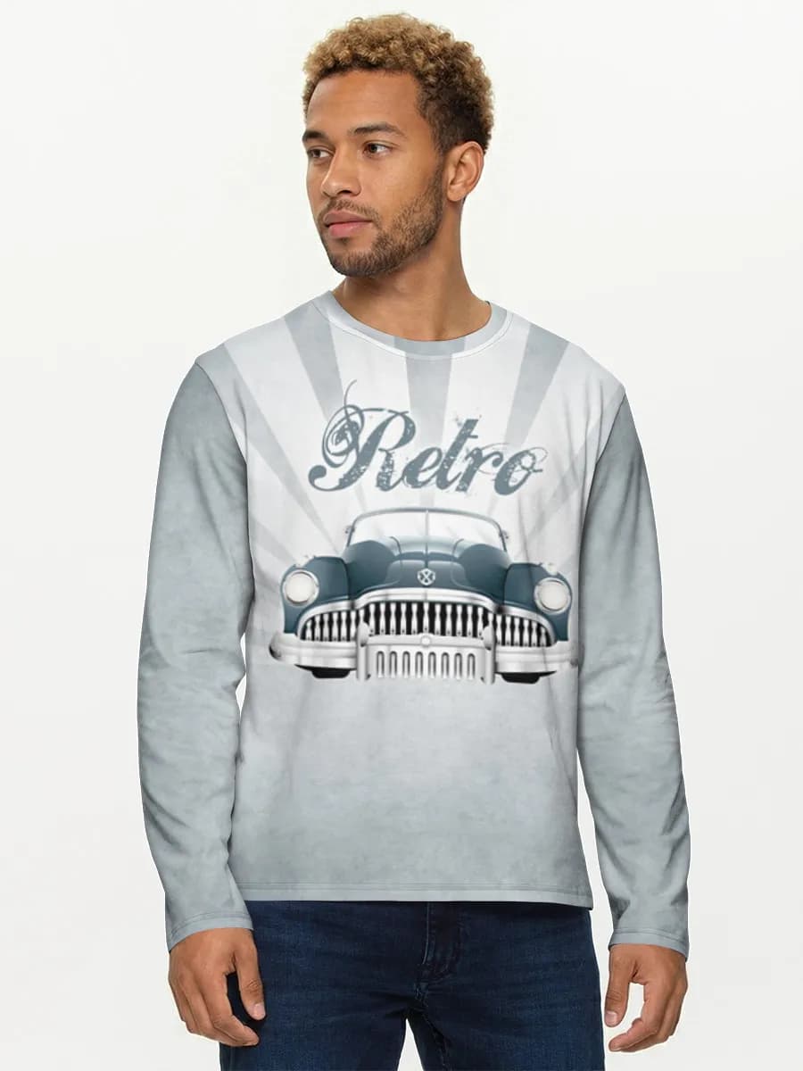 Men's cotton long sleeve shirt
