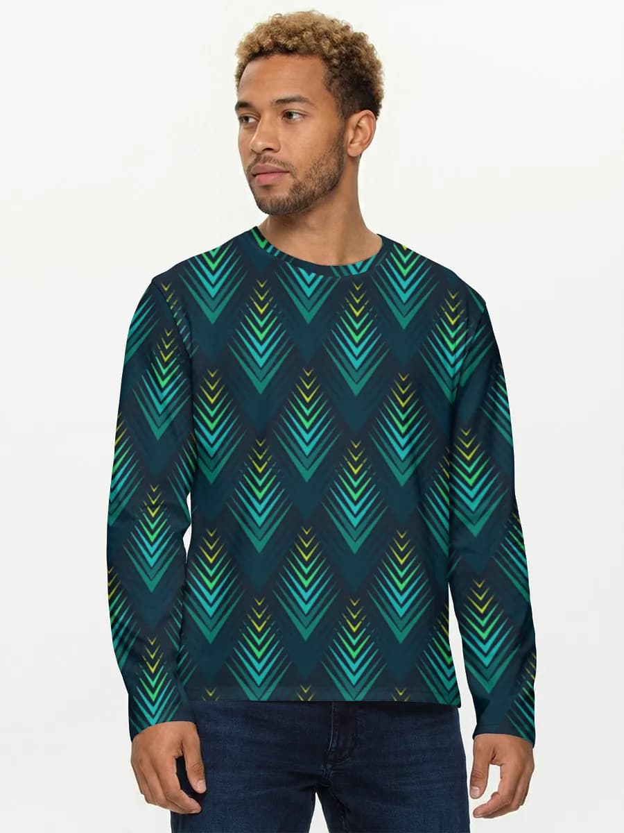 Men's cotton long sleeve shirt
