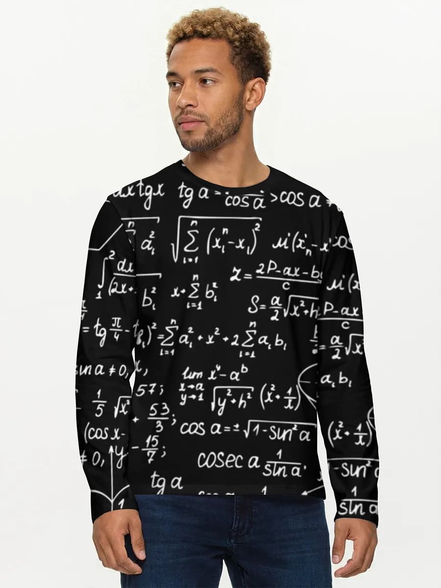Men's cotton long sleeve shirt