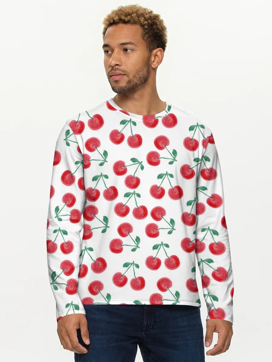 Men's cotton long sleeve shirt