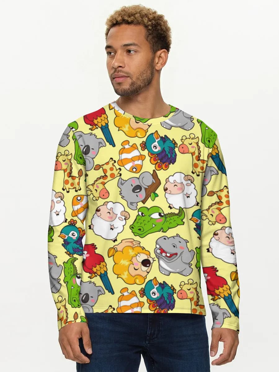 Men's cotton long sleeve shirt