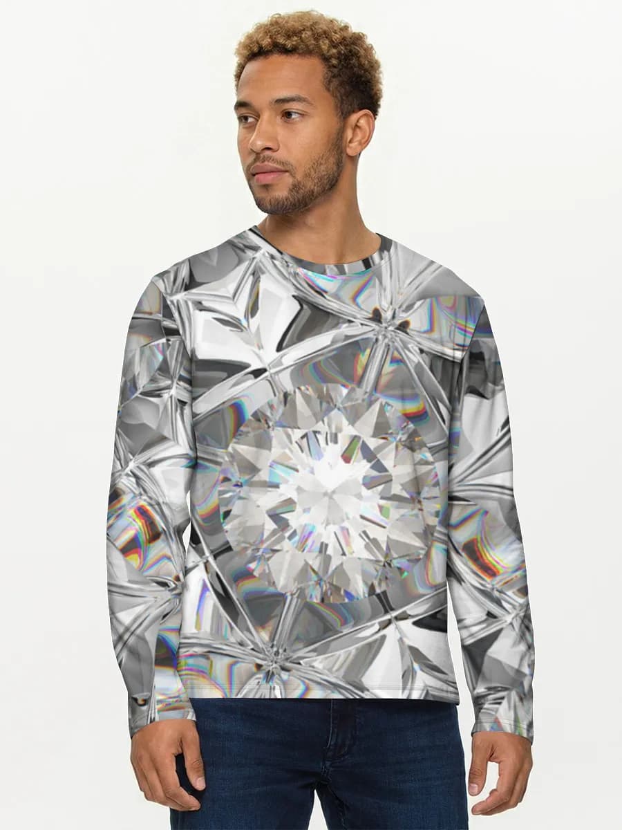 Camisa de manga larga de algodón para hombre