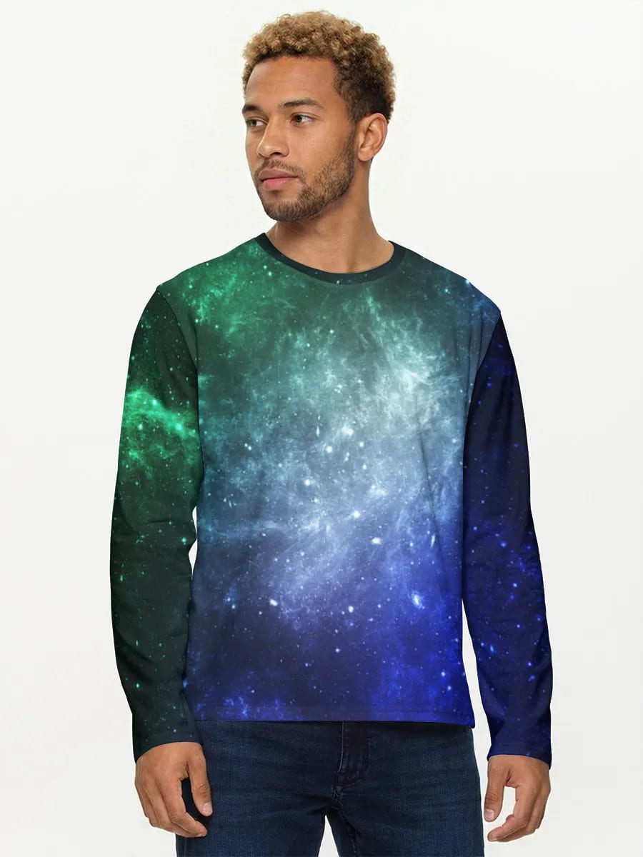 Resplandor de la nebulosa azul verdosa