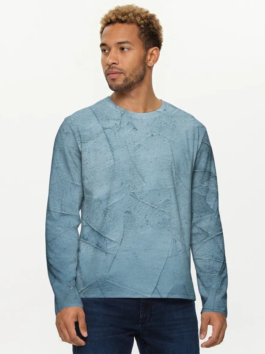 Men's cotton long sleeve shirt